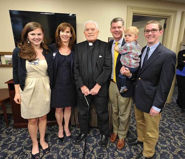 Yusko Family with Father Hesburgh